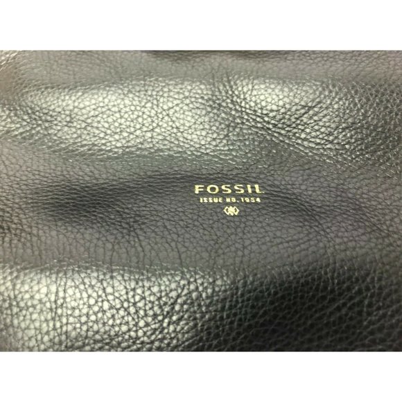 Fossil Leather Purse Shoulder Hand Bag Brown Large - Picture 3 of 7